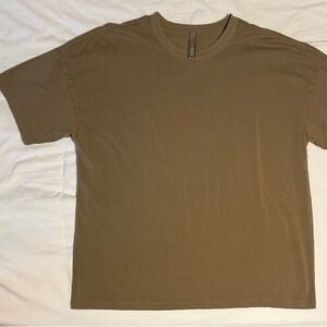 SKIMS jersey lounge Men's oversized TAN T-Shirt